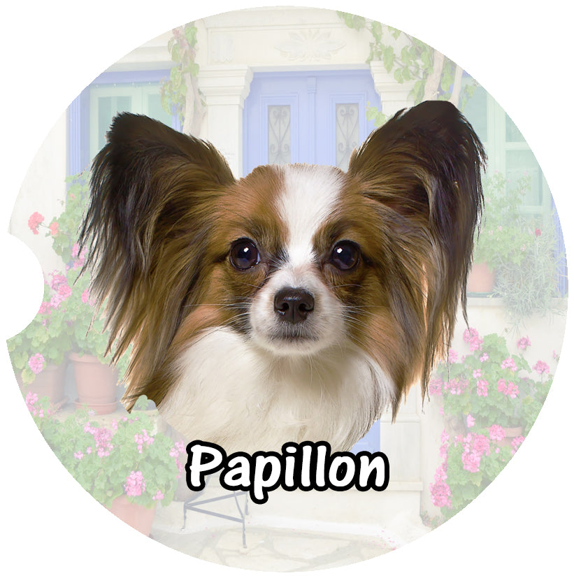 Papillon Car Coasters