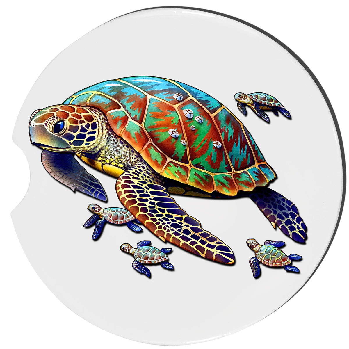 Sea Turtle Car Coasters