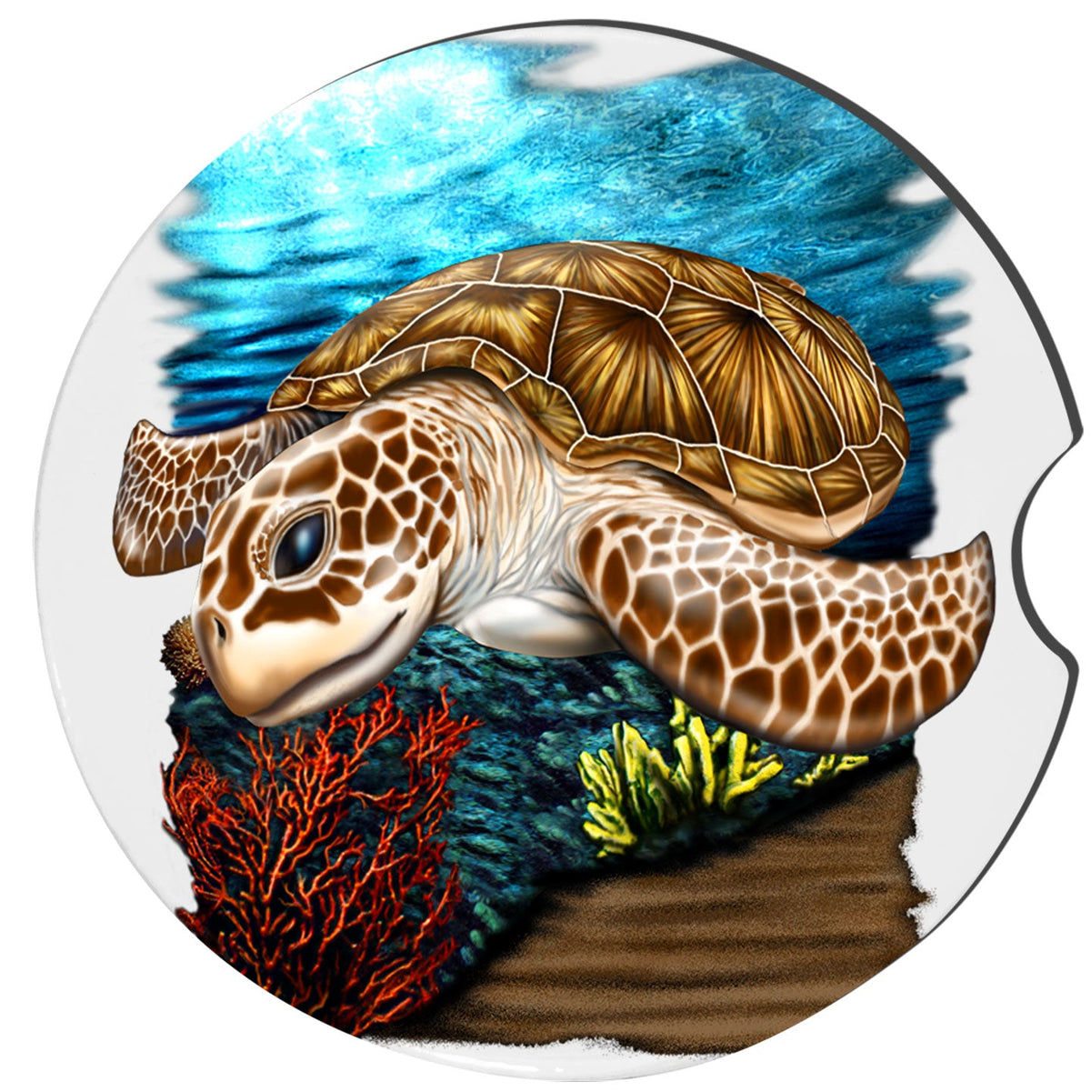 Sea Turtle Car Coasters
