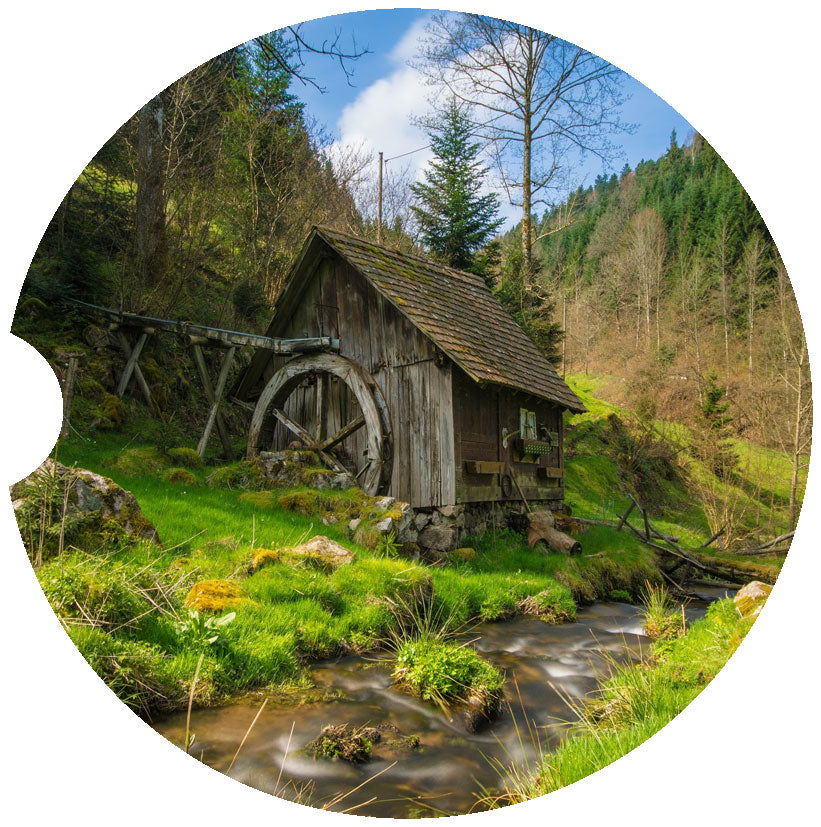 Mountain Shack Car Coasters