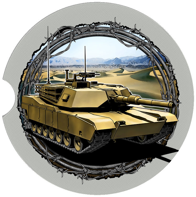 Military Tank Car Coasters