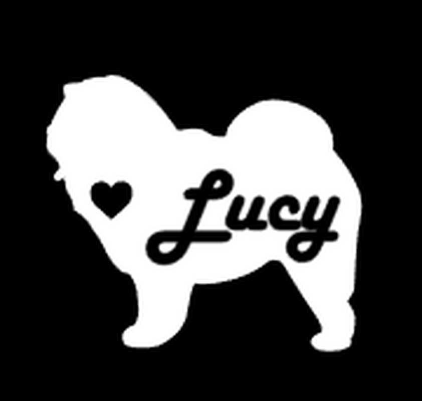 Chow Vinyl Decal Sticker