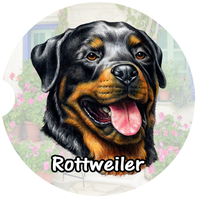 Rottweiler Car Coasters