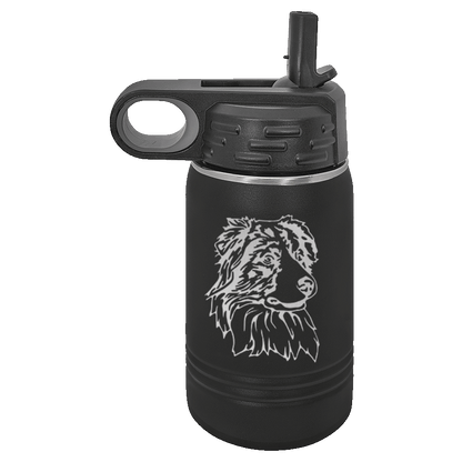 Australian Shepherd Water Bottle
