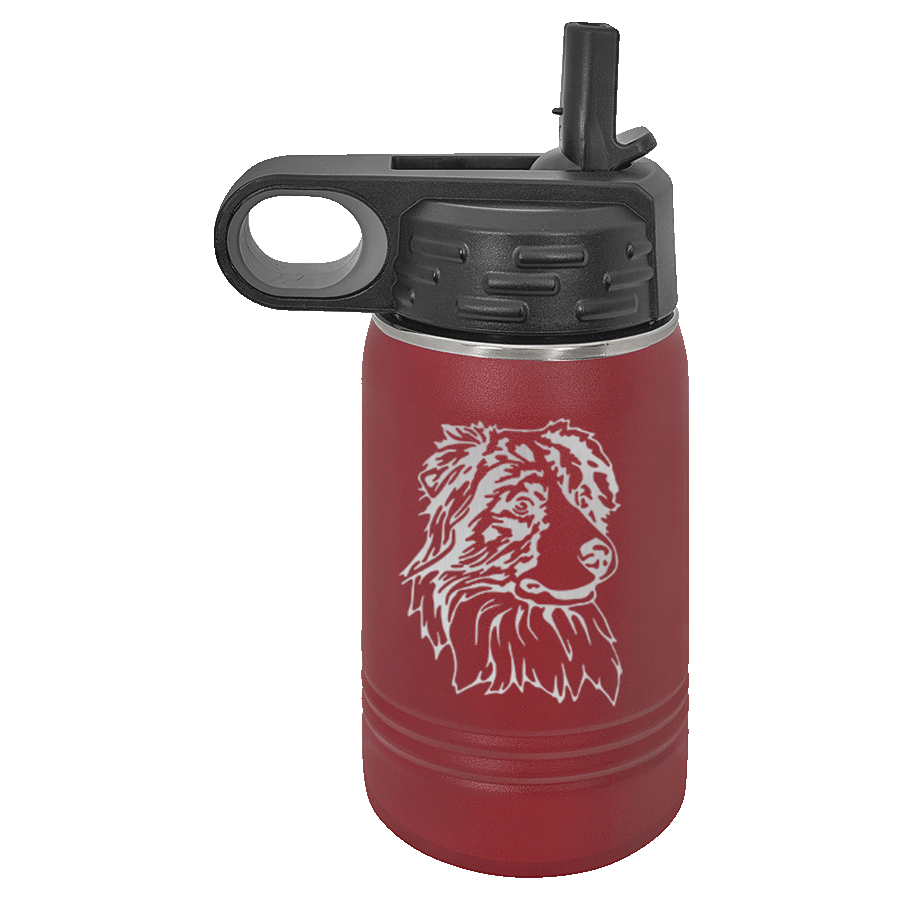 Australian Shepherd Water Bottle