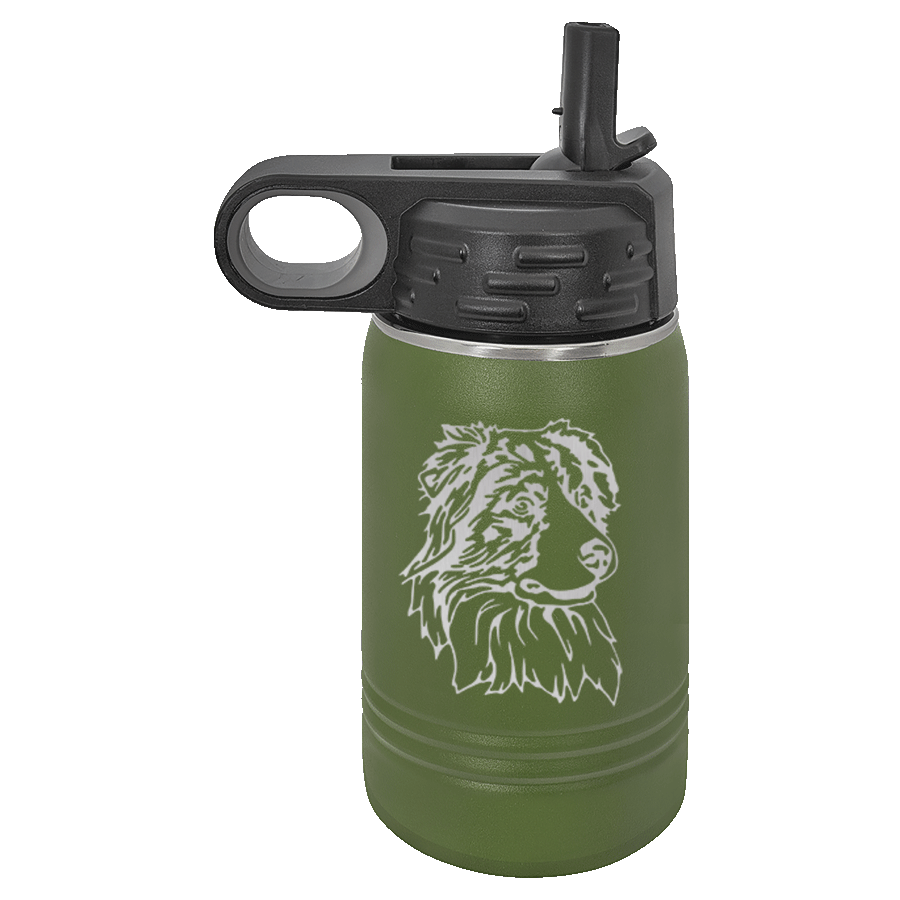 Australian Shepherd Water Bottle