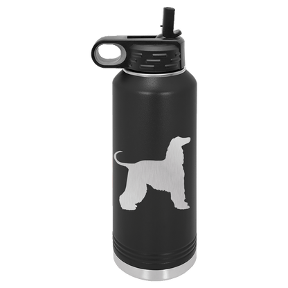 Afghan Dog Water Bottle