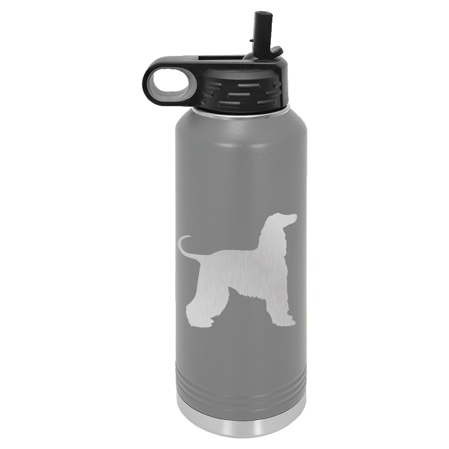 Afghan Dog Water Bottle