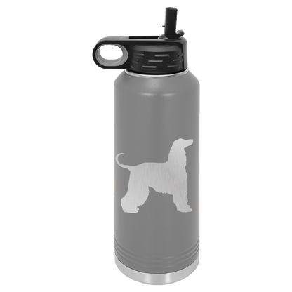 Afghan Dog Water Bottle