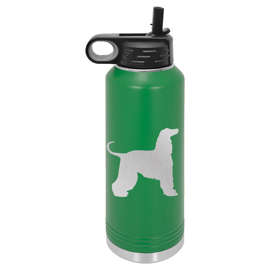 Afghan Dog Water Bottle