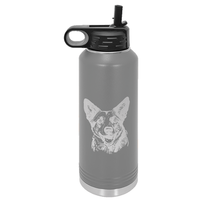 Australian Cattle Dog Water Bottle