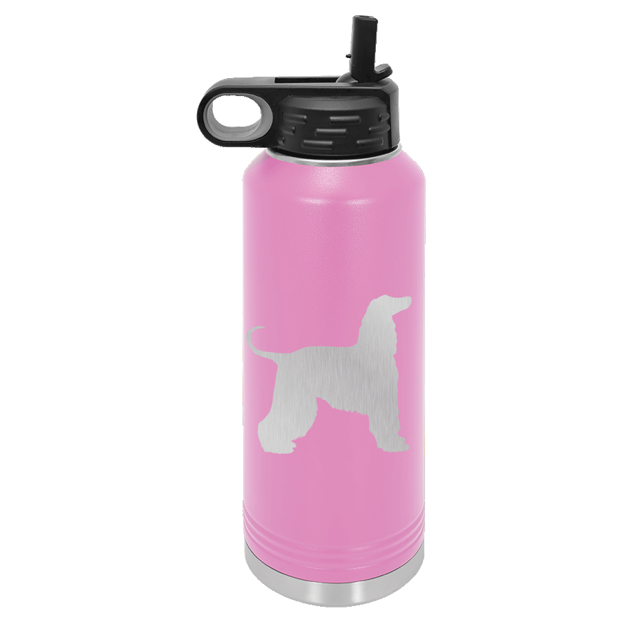 Afghan Dog Water Bottle