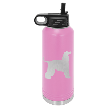 Afghan Dog Water Bottle