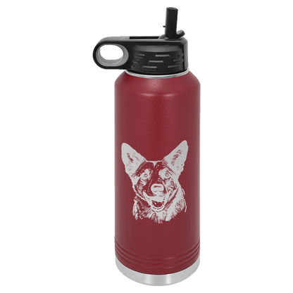 Australian Cattle Dog Water Bottle