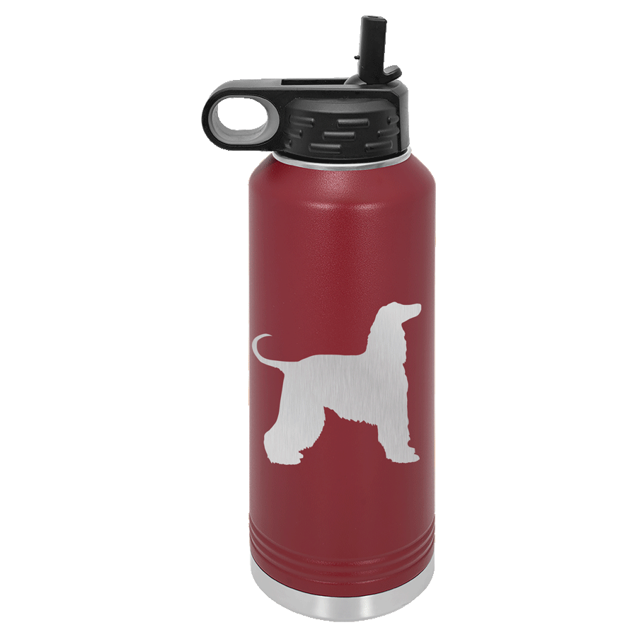 Afghan Dog Water Bottle
