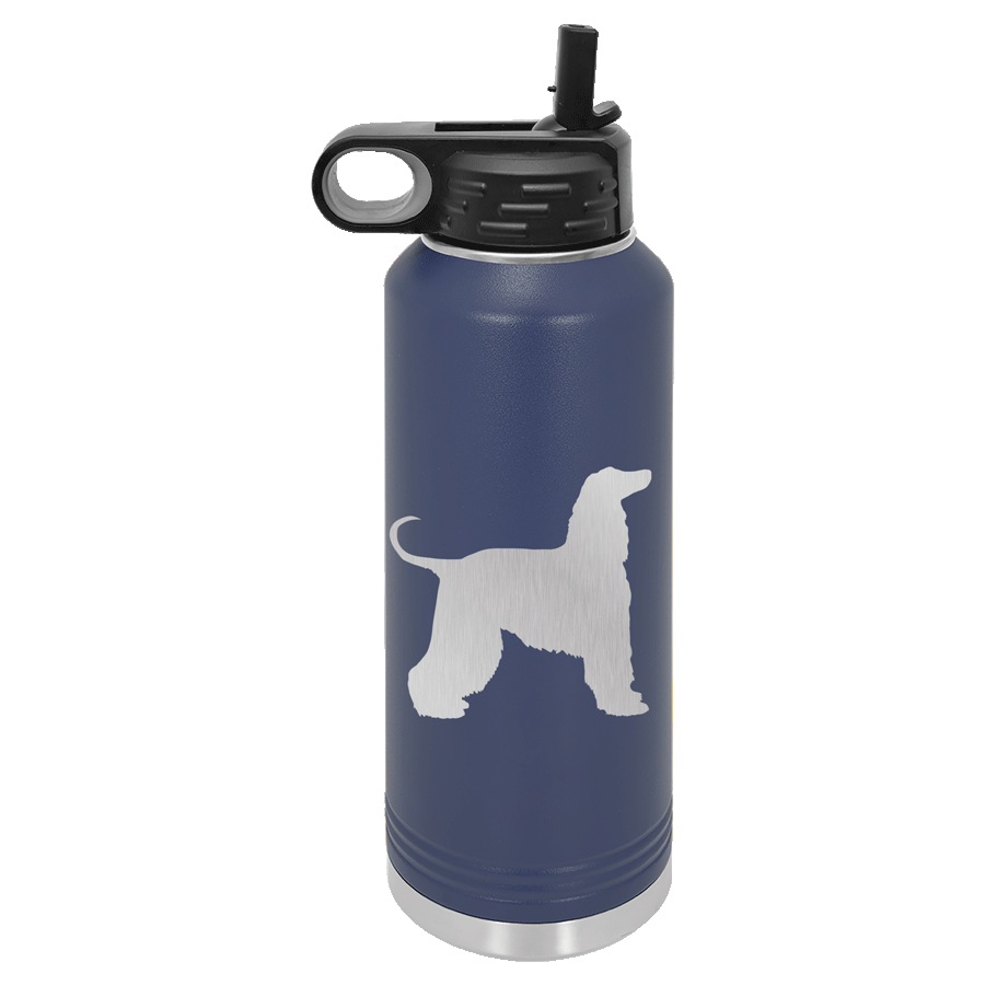 Afghan Dog Water Bottle