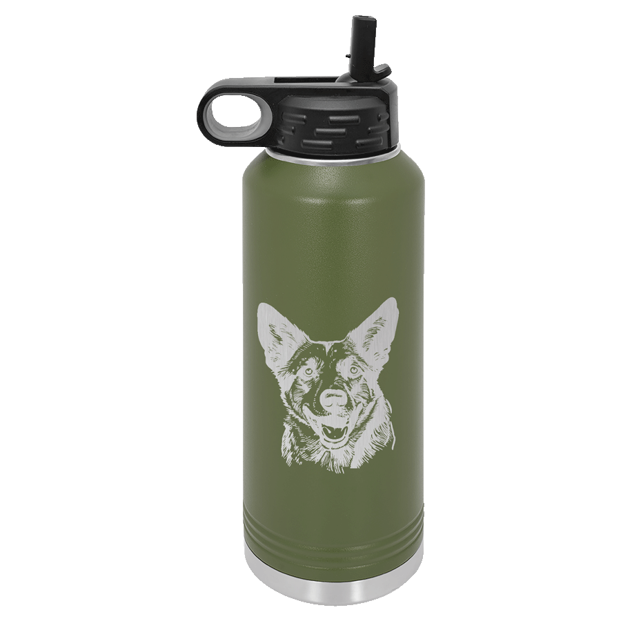 Australian Cattle Dog Water Bottle
