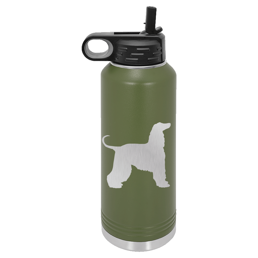 Afghan Dog Water Bottle