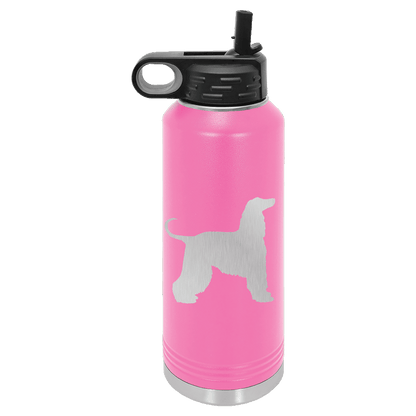 Afghan Dog Water Bottle