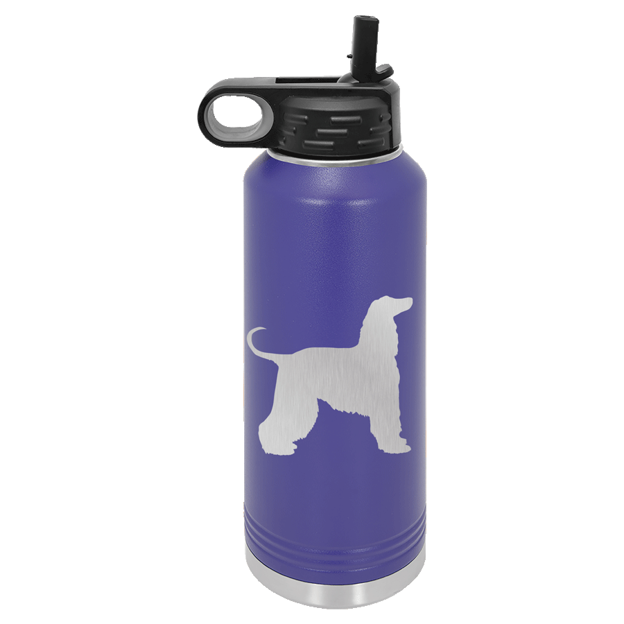 Afghan Dog Water Bottle