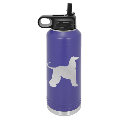 Afghan Dog Water Bottle