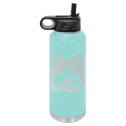 Alaskan Malamute Water Bottle