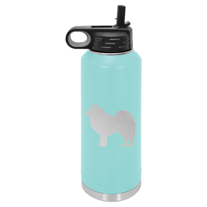American Eskimo Water Bottle
