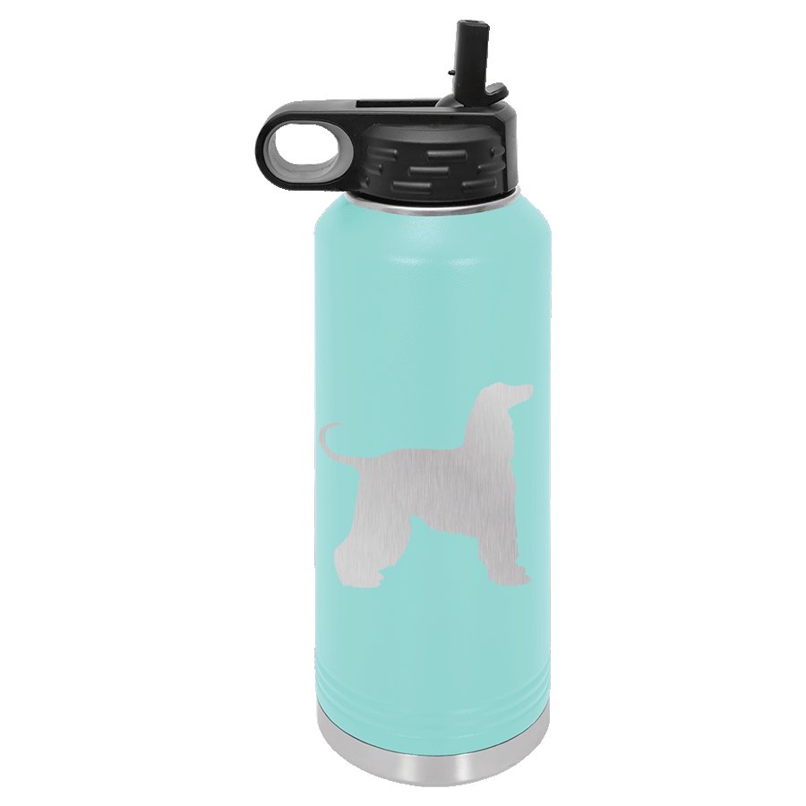 Afghan Dog Water Bottle
