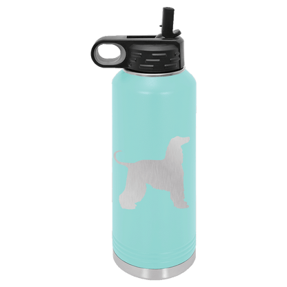 Afghan Dog Water Bottle
