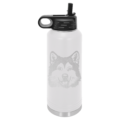 Alaskan Malamute Water Bottle