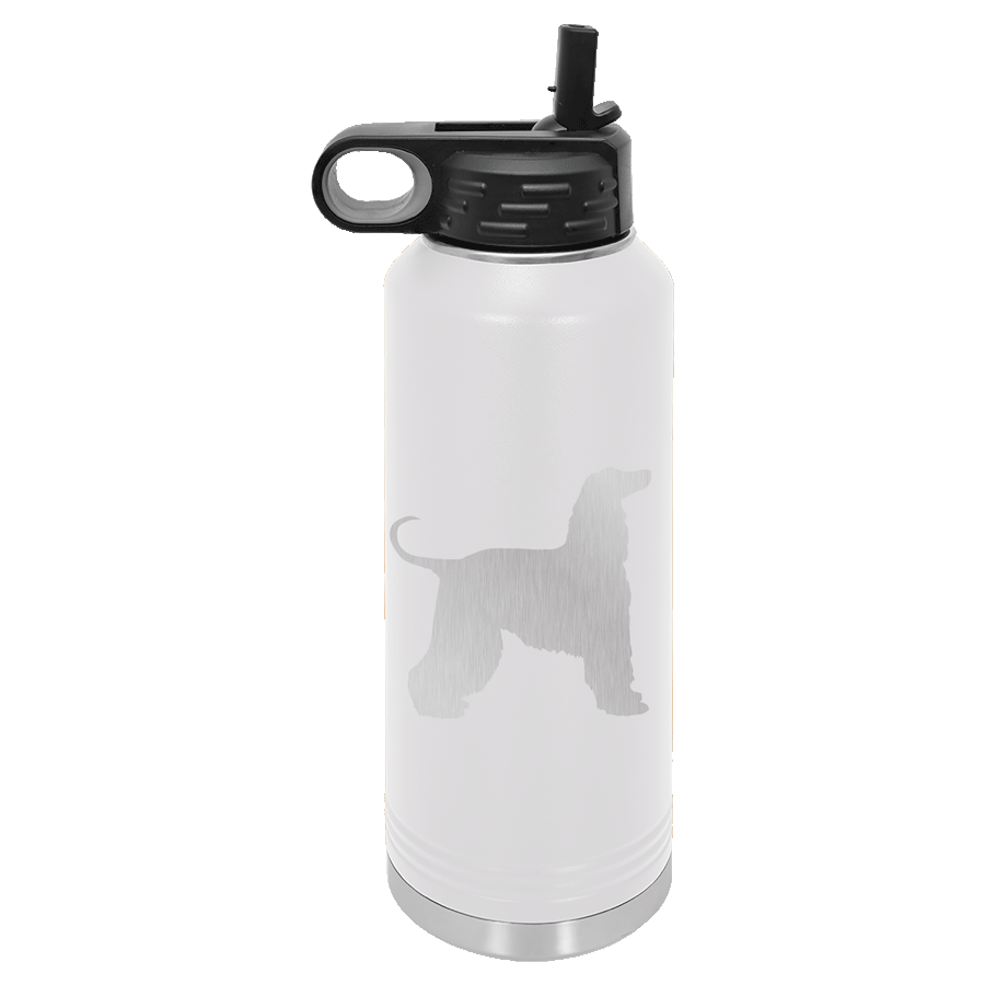 Afghan Dog Water Bottle