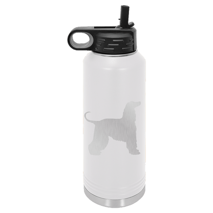 Afghan Dog Water Bottle