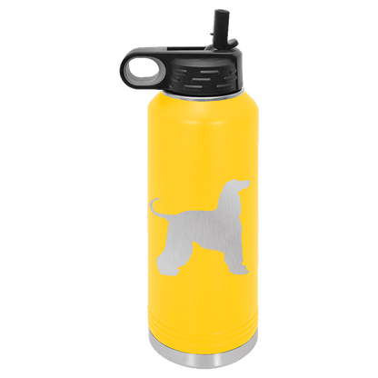 Afghan Dog Water Bottle