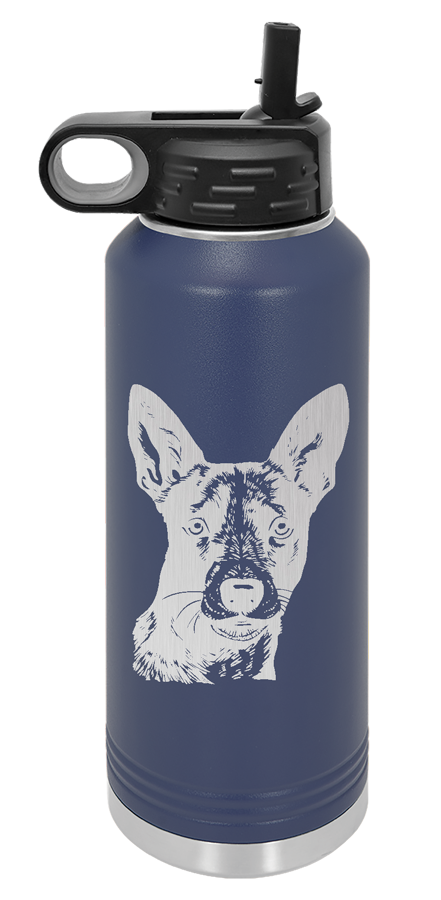 Basenji Water Bottle