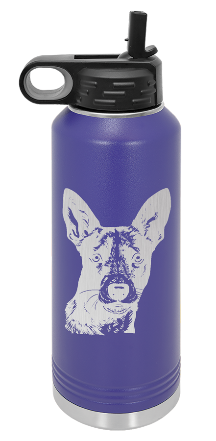 Basenji Water Bottle