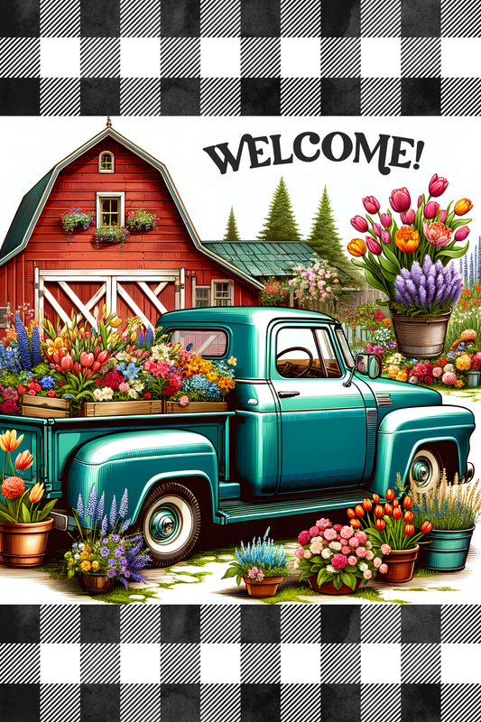 Welcome Garden Flag