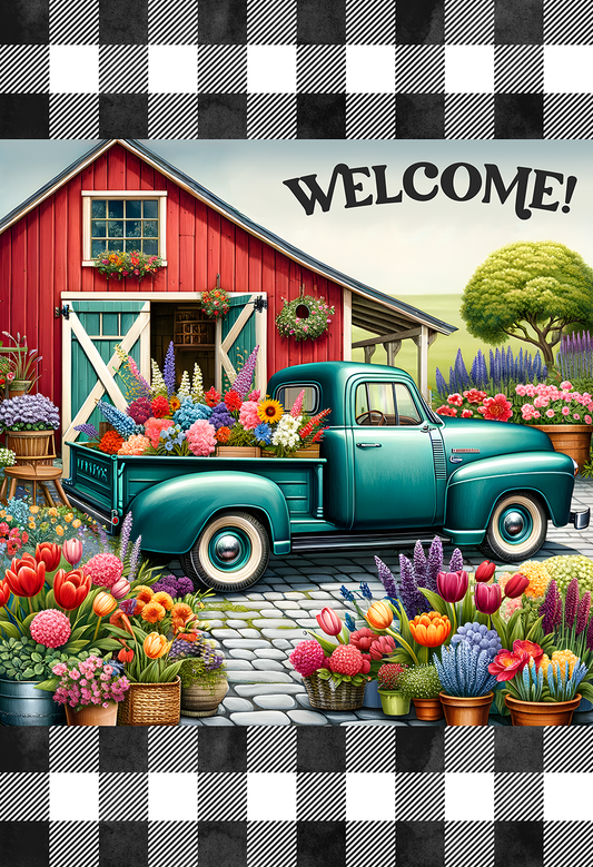Welcome Garden Flag