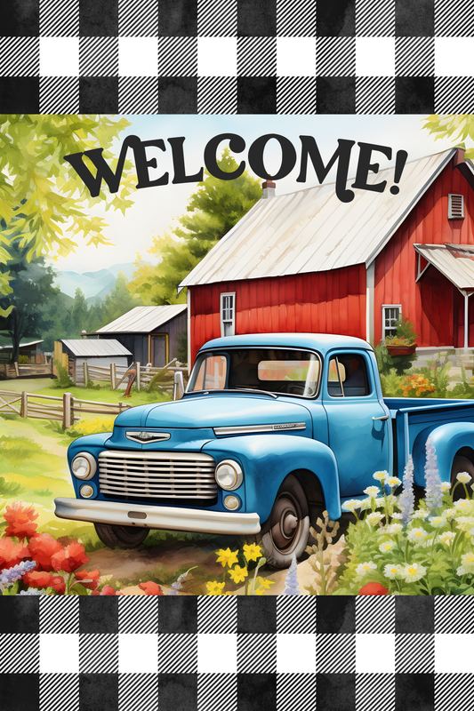 Welcome Garden Flag