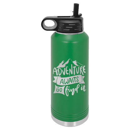 Adventure Awaits Water Bottle
