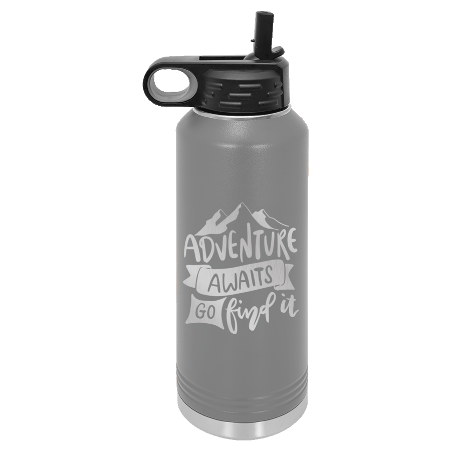 Adventure Awaits Water Bottle