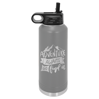 Adventure Awaits Water Bottle