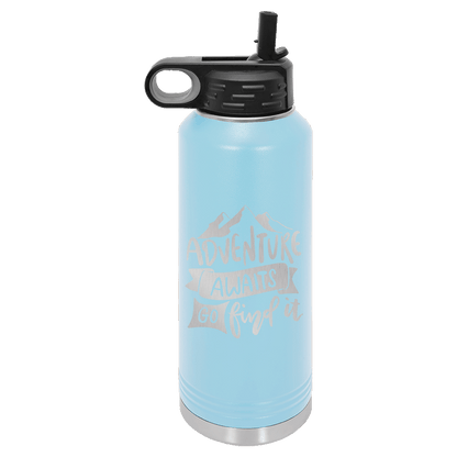 Adventure Awaits Water Bottle