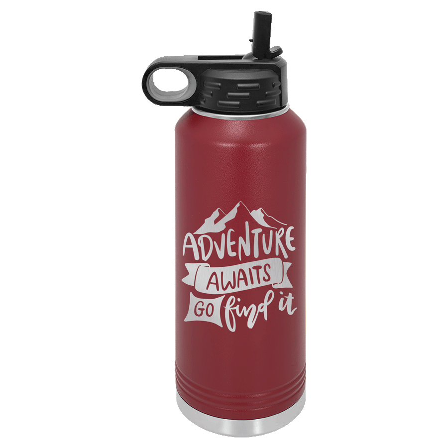 Adventure Awaits Water Bottle