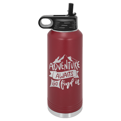 Adventure Awaits Water Bottle