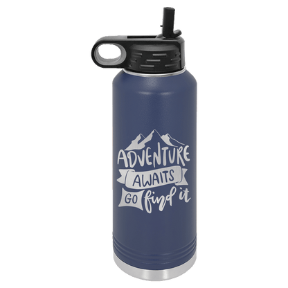 Adventure Awaits Water Bottle