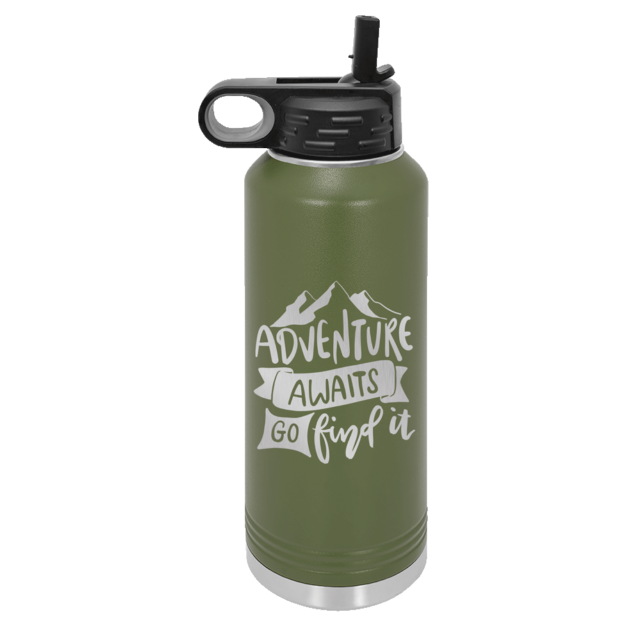 Adventure Awaits Water Bottle