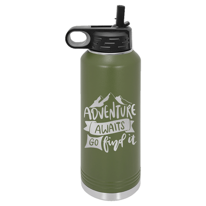 Adventure Awaits Water Bottle