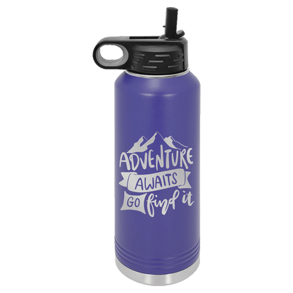 Adventure Awaits Water Bottle