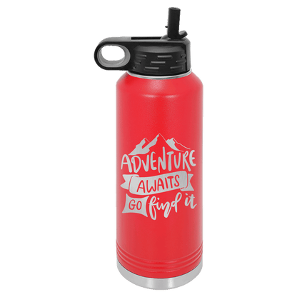 Adventure Awaits Water Bottle
