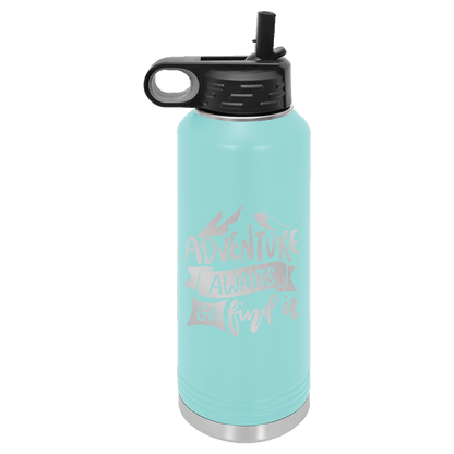 Adventure Awaits Water Bottle